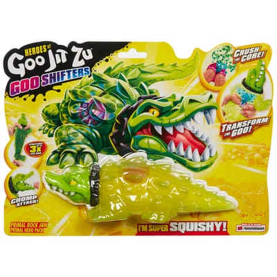 Heroes of Goo Jit Zu Primal Rock Jaw – Stretch Primal Figuur met Color Change Core