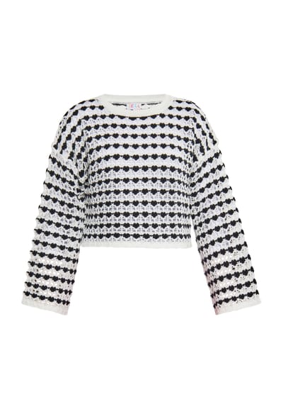 IZIA Jumper Dames Zwart Veelkleurig