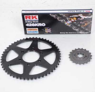 kettingset france uitrusting voor motor yamaha 350 xt 1985 tot 1999 19x52 niet 428 nieuw