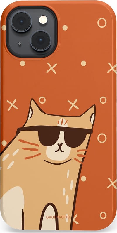 Casetastic Hoesje Geschikt voor Apple iPhone 14 Plus Magsafe - Stijlvolle Beschermende Duo-layer Case - CoolCat