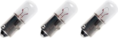 Signaallamp BA9S 6V 5W - 833 mAh - 3 stuks - T10 Gloeilamp Ø10mm - 28mm - 2500K - Dimbaar
