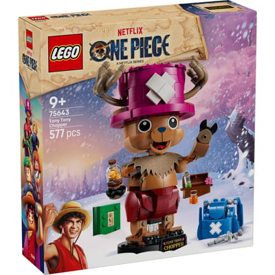 LEGO ONE PIECE Tony Tony Chopper ONE PIECE Merch, Piraten Speelgoed voor Kinderen 75643