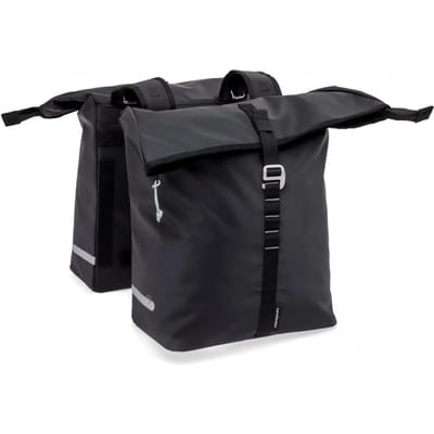 New Looxs ® Cantos Double – Dubbele Fietstas - Geschikt voor elke Bagagedrager- Ook voor Electrische Fietsen – 36 liter - Zwart