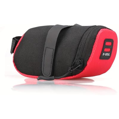 Fietstailbag Zadelbagagezak, Mountainbike Racefiets Vouwfiets Zadelzak, Fietstailbag rood