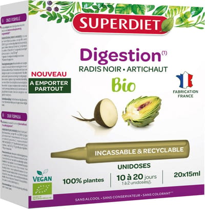 Superdiet Zwarte Radijs Artisjok Biologisch 20 Eenmalige Dosis