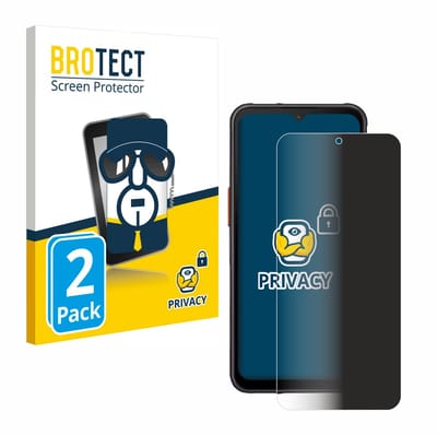 BROTECT - privacy screenprotector voor Samsung Galaxy XCover 7 Pro - Folie Beschermfolie Blauwlichtfilter 2 Stuks