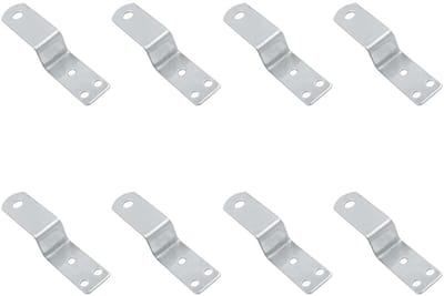 Dailygoods- Deurbarricadebeugels 4 stuks - Z-vormige Beugels - Metalen Drop Open Barhouder - Veiligheidsdeurversterking - Gereedschapshanger - Hoogwaardig Materiaal - Hoekbeugels