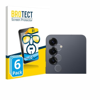 BROTECT - Screenprotector voor Samsung Galaxy S25 (ALLEEN Camera Lens) - Folie Beschermfolie transparant 6 Stuks