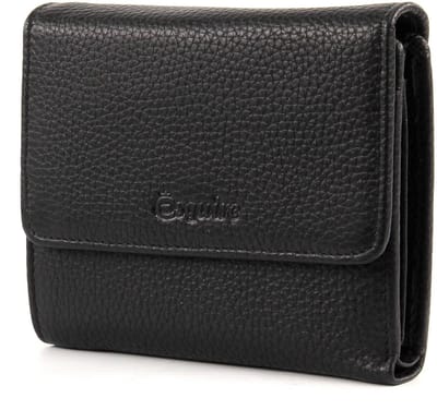 Esquire Leren Portemonnee Primavera Ladies Wallet Black Zwart
