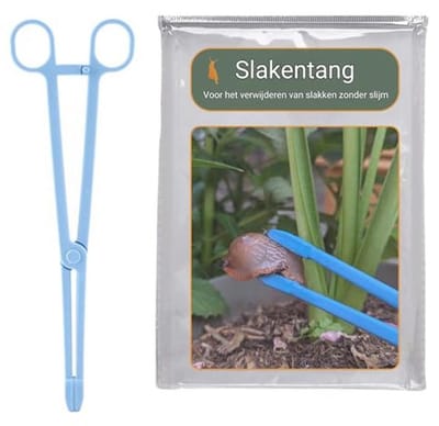 Slakkentang voor het Eenvoudig en Hygiënisch Verwijderen van Slakken uit uw Tuin