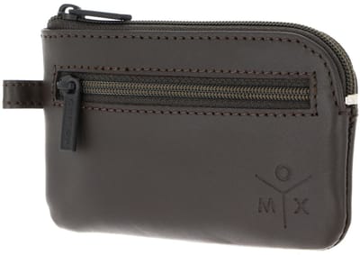 oxmox Leren sleutelgeval Leather Keyholder Ox 2.0 Embossed Brown donkerbruin
