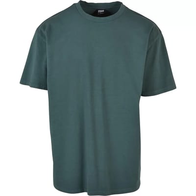 Urban Classics - Oversized Inside Out Heren T-shirt - S - Groen