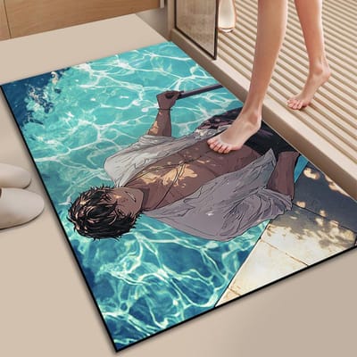 Entree Deur Kleur Handige Jongen Vloermat Diatomeeën Modder Absorberende Voetmat Vuilafstotend Entree Deur Deur Deurmat Tapijt Kan Worden Gesneden 40 * 60Cm Diatom Mud