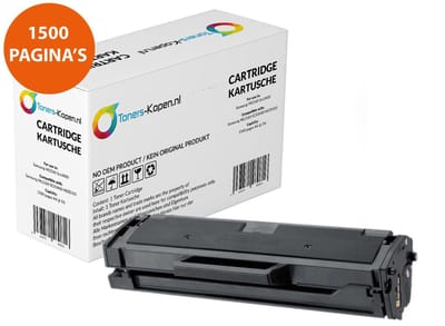 Samsung MLT-D101S / SU696A - Toner Zwart - 1500 pagina's - Huismerk Compatible - Geschikt voor Samsung ML2160 Samsung ML2161 Samsung ML2162 Samsung ML2164 Samsung ML2164W Samsung ML2165 Samsung ML2165W Samsung ML2168 Samsung SCX3400 Samsung SCX3400F