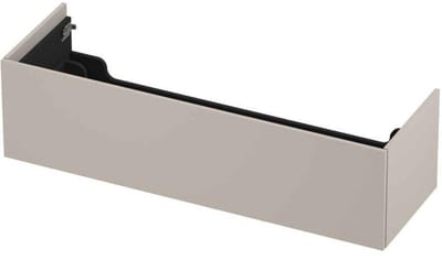 INK - Onderkast 1 Lade Push 2 Open Bestaande Uit - 1400x450x376 Mm - Mat Kasjmier Grijs