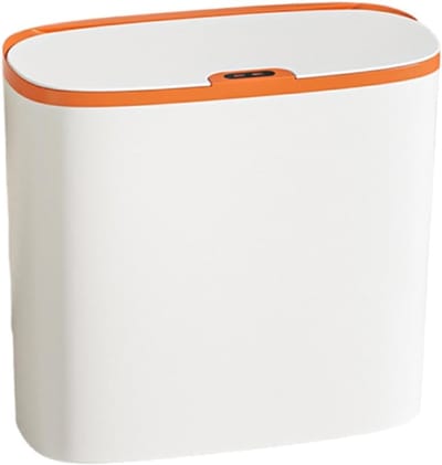 Automatische Prullenbak - Sensor Vuilnisbak - Hygiënische Badkamer - Contactloos Openen - 305 x 285 x 15 cm - Wit