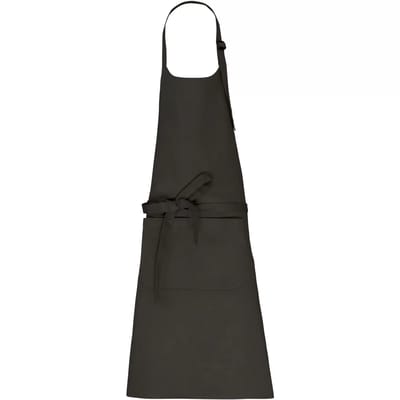 Kariban Schort met zak van biologisch katoen K8007 - Dark Grey - One size