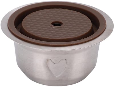 Dailygoods- Koffiecapsule Herbruikbaar - Navulbare Koffiecapsule - Roestvrij Stalen Zeef - Geschikt voor Vertuo - 230ml Capaciteit - Gepersonaliseerd Brouwen - Koffiepod