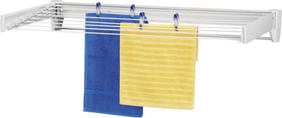 Wasrek Telegant 81 Protect Plus - Uittrekbaar Wanddroger - Klein Compact Formaat - Ideaal voor Badkamer of Balkon