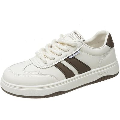 Leren Kleine Witte Schoenen Kinderzomer Nieuwe Veelzijdige Platte Basisplaat Schoenen Dunne Ademende Casual Sportschoenen Enkele Schoenen 40 white