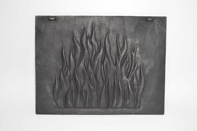 Decoratieve Gietijzeren Plaat voor Haardbekleding en Kachel, Vlammen Design