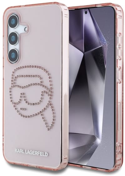 Karl Lagerfeld Strassen Hoesje Voor Samsung Galaxy S25 Met Logo En Stenen