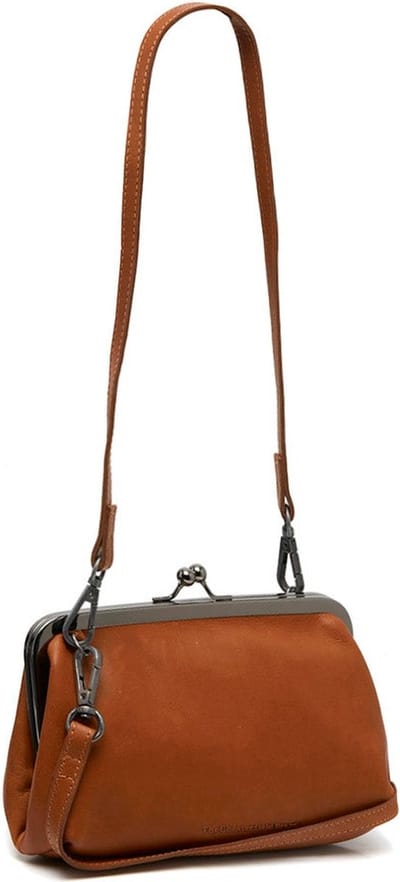 The Chesterfield Brand Schoudertas Koppeling Andrade Shoulderbag Cognac Bruine