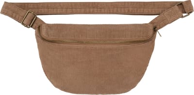 Native Spirit Ecologisch verwassen heuptasje in ribfluweel NS108 - Washed Dark Camel - One size