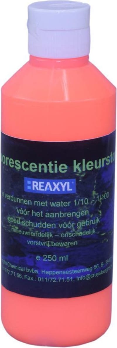 Reaxyl Fluorescentie kleurstof voor lekdetectie 250 ml, oranje