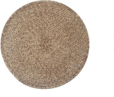 Placemat MELANGE rond, SET/6, dia 38cm, zand