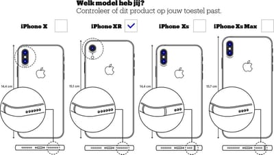 Backcover geschikt voor Apple iPhone XR - Groen - Shockproof + Glas Protector