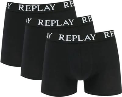Replay Men´s Boxer Short (3 Pair Box) RP101102 - Black/Black/Black - S