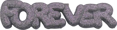 Broche kinderen zilver glitter - forever