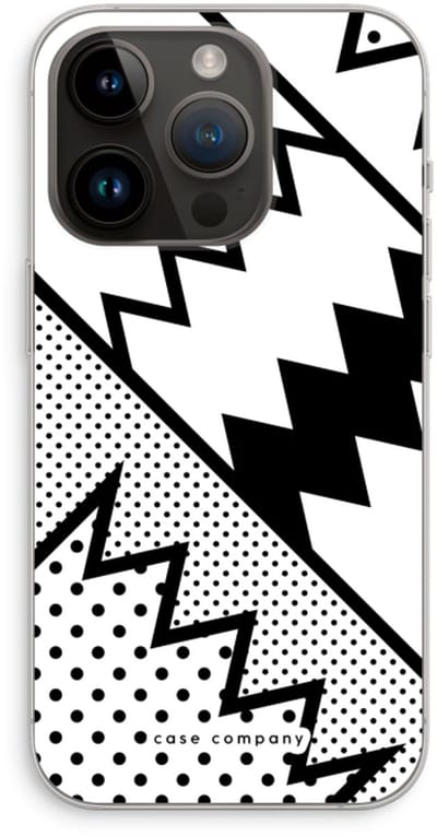 Case Company® - Hoesje geschikt voor iPhone 14 Pro hoesje - Pop Art #5 - Soft Cover Telefoonhoesje - Bescherming aan alle Kanten en Schermrand