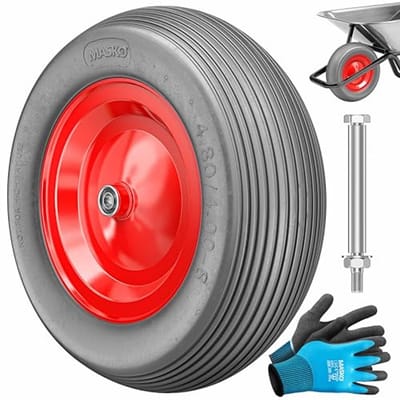 Buitengewoon Stevig Kruiwagenwiel 200 kg | Vervangwiel voor Tuinwagen en Steekwagen