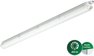 Philips LED Waterdichte Montagebalk CoreLine WT120C Gen2 18/32W 2700/4500lm - 840 Koel Wit | 120cm.