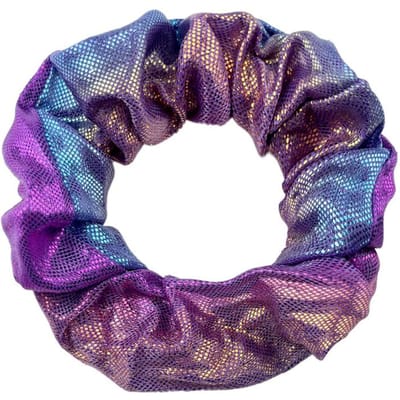 Regenboog Haar Scrunchies, Elastische Stof Haarbanden, Kleurrijke Paardenstaart Houders voor Vrouwen, Veelzijdige Haartouwen voor Feesten 1pc paars