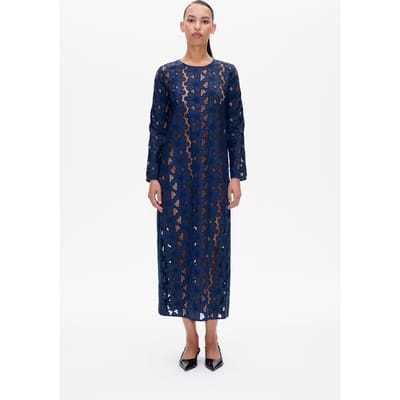 Baum und Pferdgarten Adea Dress Baritone Blue Maat: 32 | Maxi Jurken Outlet | Dames | Blauw