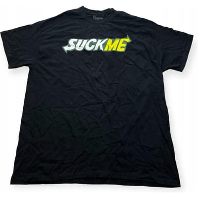 Koszulka T-shirt męski okrągły dekolt SPENCER'S nadruk XL black
