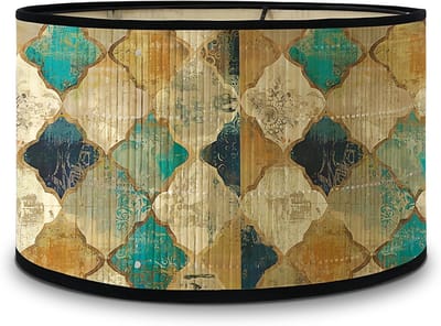 Vintage Wandlamp met Verwijderbare Geweven Lampshade voor E27 Fitting, 30 x 20 cm, Rustieke Sfeerverlichting voor Thuisdecoratie