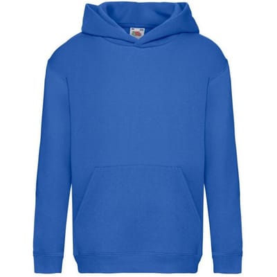 Fruit of the Loom Kinder/Kids Premium Hoodie (Koningsblauw)