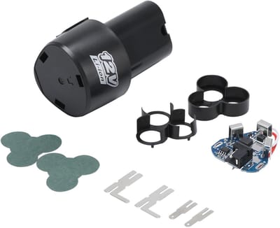 Accu Behuizing - Batterij Pack - Gereedschap Reparatie - Meerdere Beveiligingen - DC12V - Zwart
