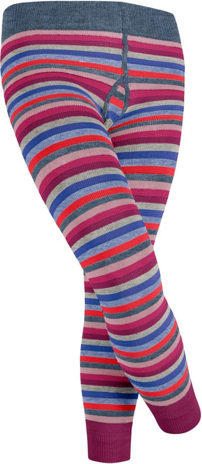 Esprit Multicolor Stripe duurzaam slijtvast huidvriendelijk katoen legging kinderen blauw - maat 98-104