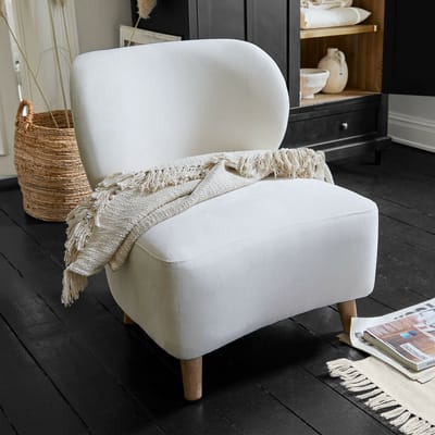 LOBERON Fauteuil Seraluna crème