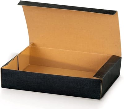 Kartonnen Dozen - Opbergdozen Cadeauboxen - Decoratief Opbergen - Zijdeglans Afwerking - 35 x 28 x 12 cm - Zwart