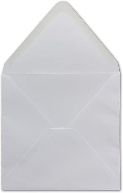 100 Witte Vierkante Enveloppen 14x14 cm voor Kaartjes en Uitnodigingen