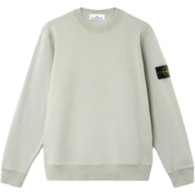 Stone Island Effen Kleur Gebreide Lange Mouwen Ronde Hals Sweatshirt Heren sweatshirt L1S156100060S0051V0055 L white