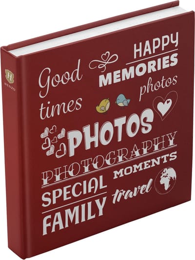 Fotoalbum - Henzo - Fantasy Wording - 400 foto's - Rood