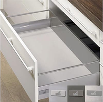 Hettich innotech frontlade 420mm zilver 13219 ( a 1 st )