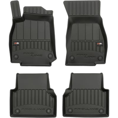 Frogum Audi A7 II vanaf 2018 - Automatten Set (4-delig) - TPE Rubber - 6 cm Hoge Rand - Geurloos